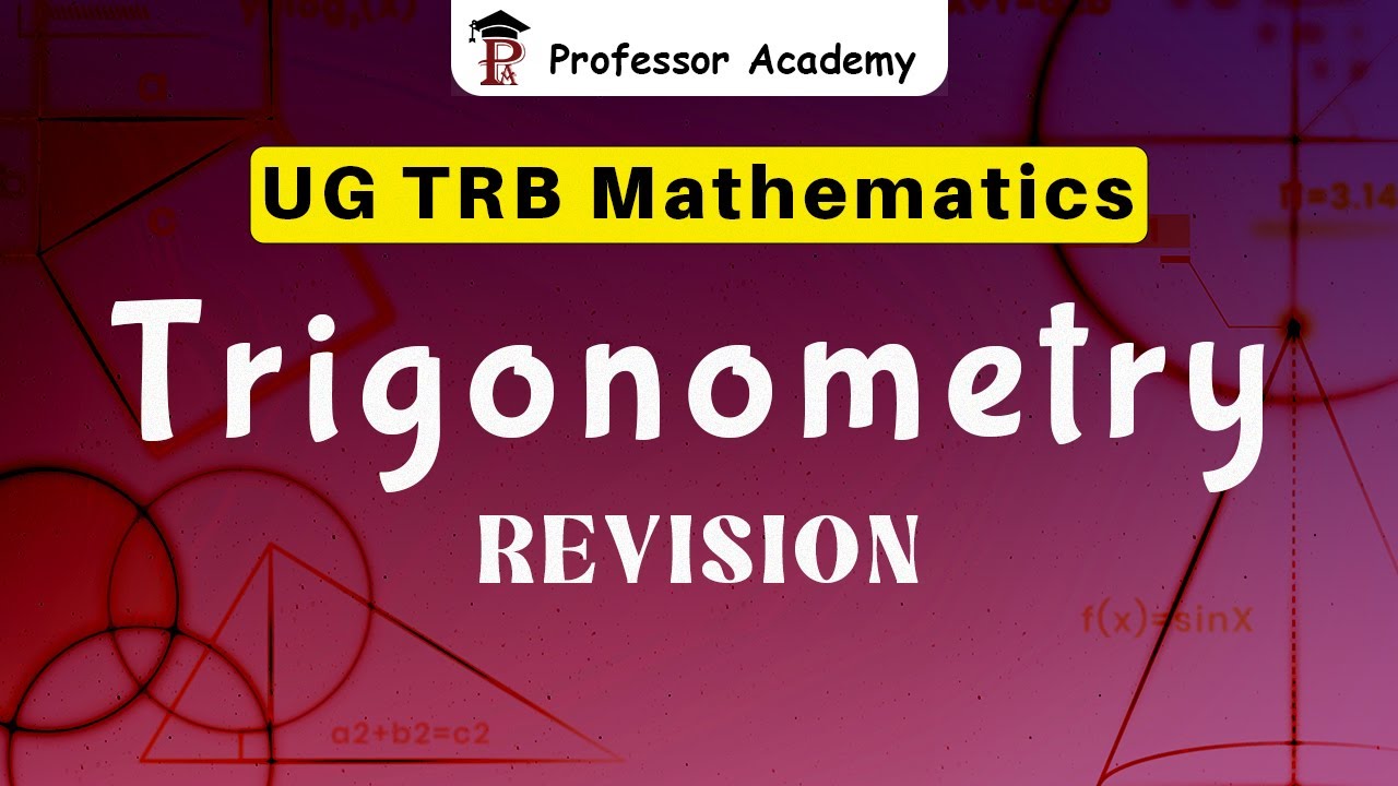 UG TRB 2024 | Mathematics | Trigonometry | Expected Questions