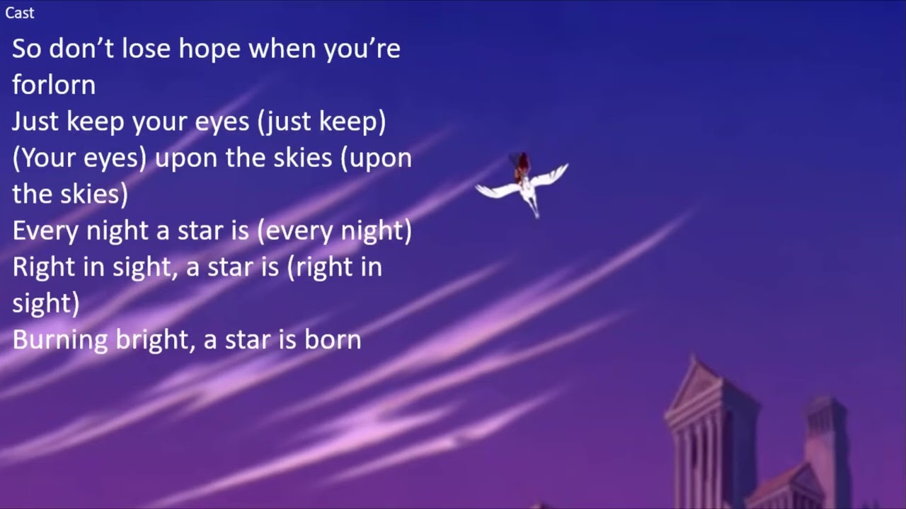 A star is born - Hercules (Lyrics)