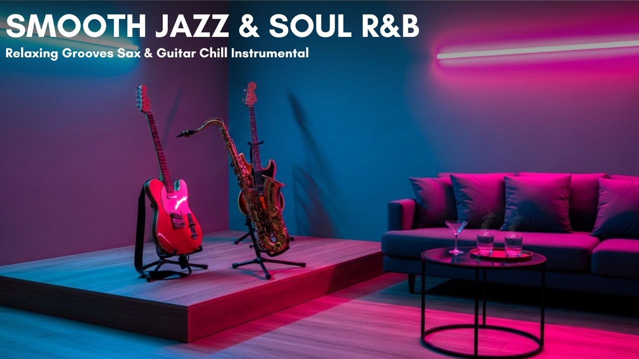 Relaxing Smooth Jazz & Soul R&B 🎷 Chill Sax & Guitar