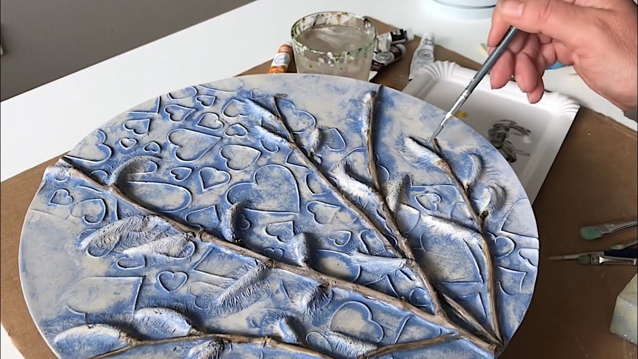 Relaxing Art/ Spring DIY Botanical Plaster Casting