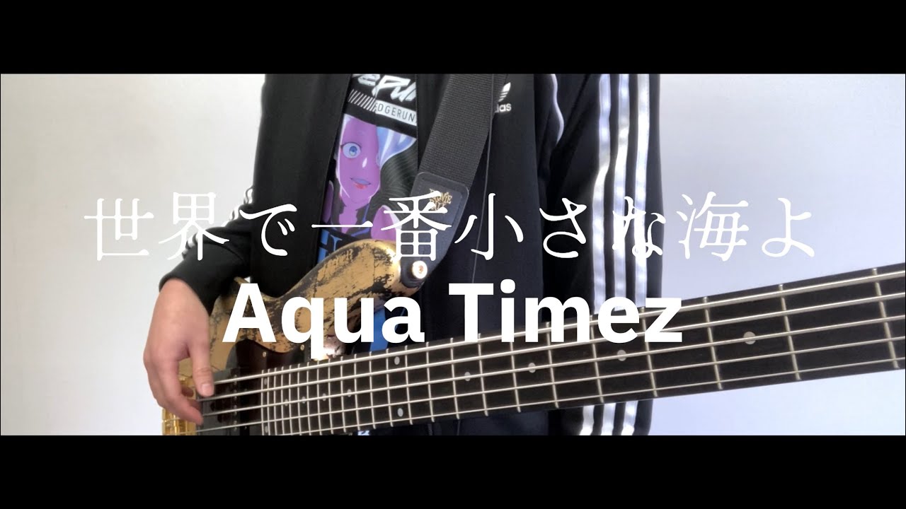 【Aqua Timez】世界で一番小さな海よ　ベース弾いてみた