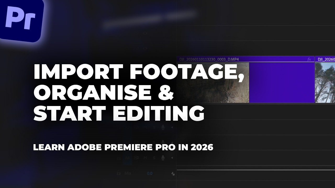 Импорт, организация и редактирование видеоматериалов — Изучение Adobe Premiere Pro в 2026 году — ...