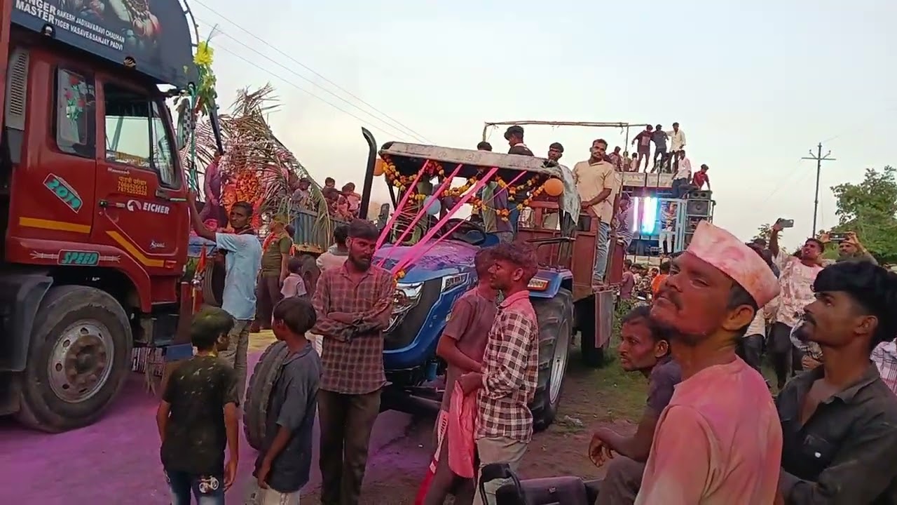 Dev mogra band vs Shivam star vs kohIaaz band at lakdiya Hanuman 