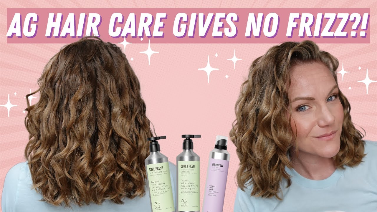 How to Wash & Style Wavy Curly Hair! ft. AG Hair Care