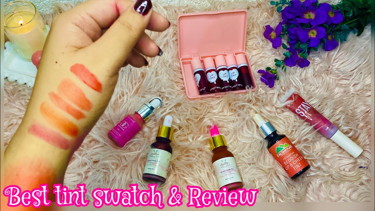 Best lips and Cheek tints / stain honest Review with swatches💋