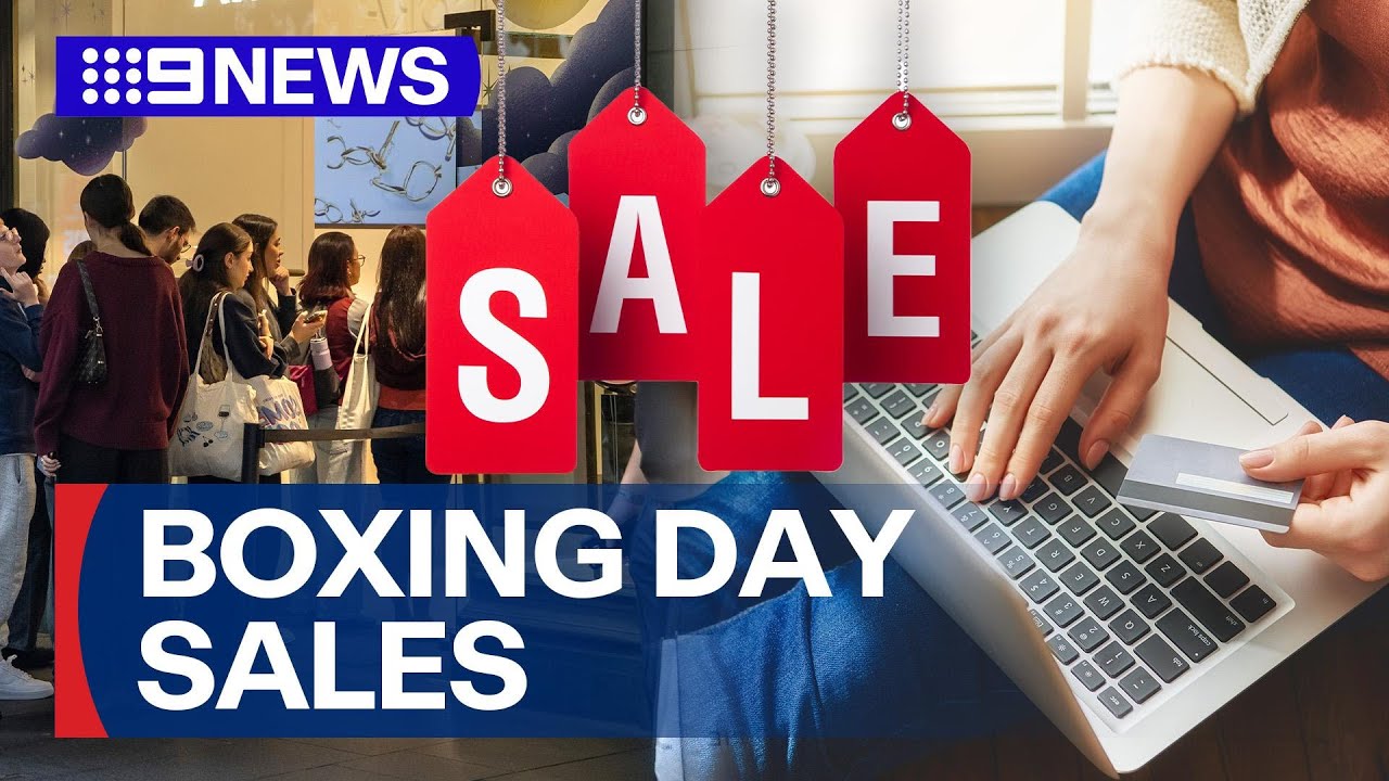Aussies tipped to spend $1.6 billon this Boxing Day | 9 News Australia