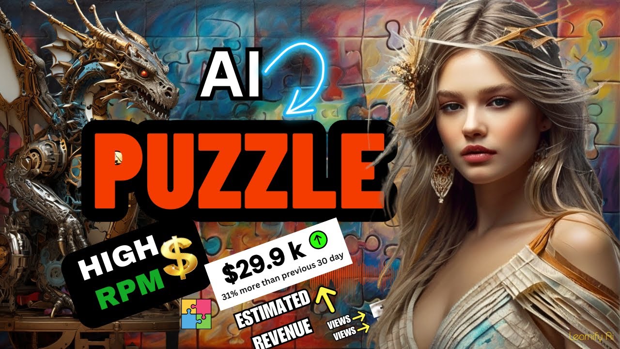 How to Create Jigsaw Puzzle Free With AI | Make Passive Income by Selling AI Puzzle, Print on Demand