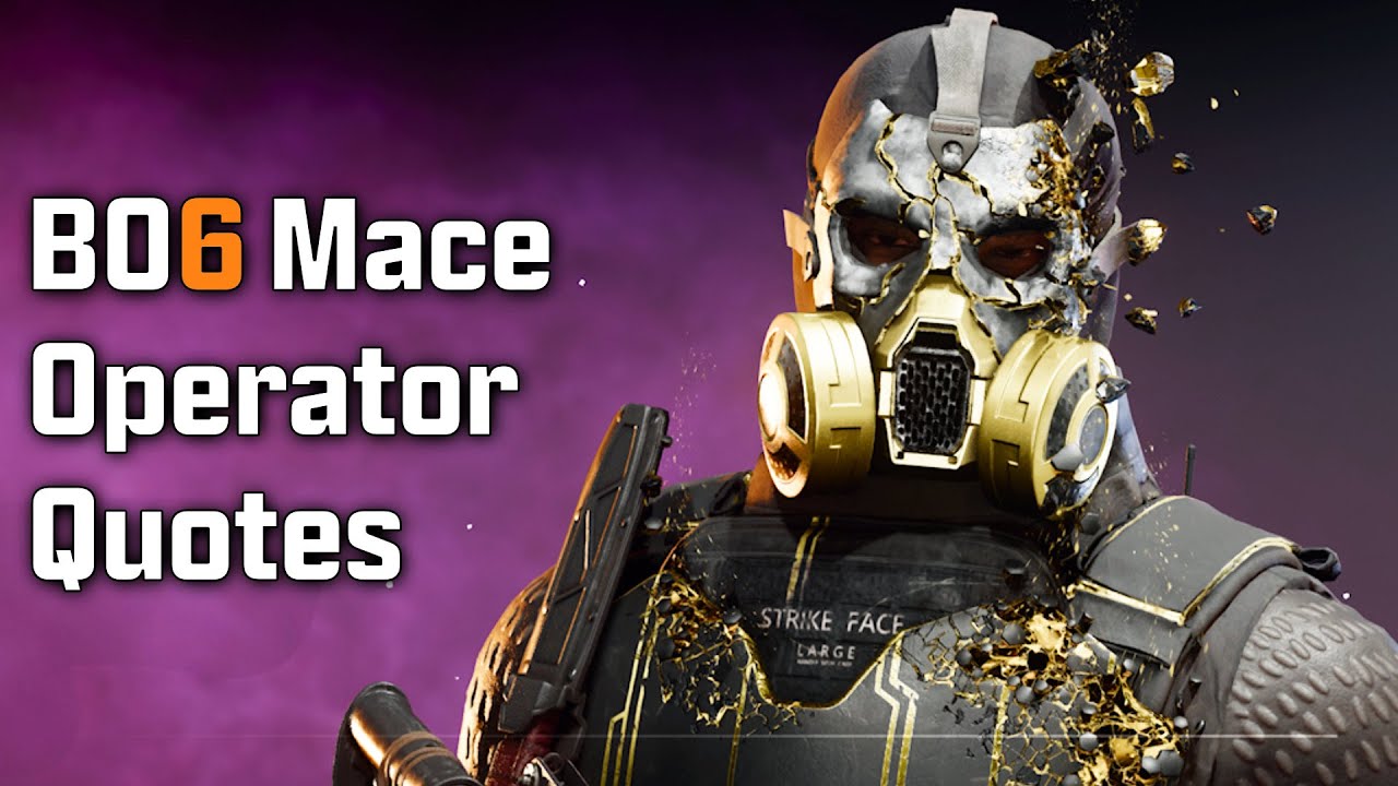 Black Ops 6 Zombies - Mace Operator Quotes