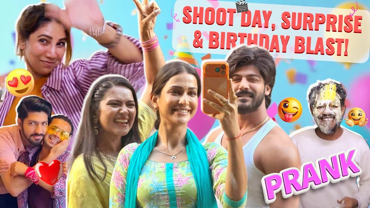 Shoot Day🎬 | Surprise 🎁 | Prank🤣 | Amandeep Sidhu Vlogs 