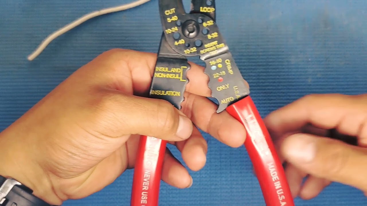 Pinzas ponchadoras Pinzas Multiusos la herramienta que debes de tener / #electricidad #tutorial #vca