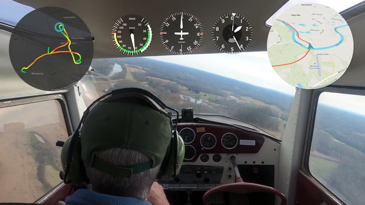 Cessna 140 Landing on Grass Airports 25 1207