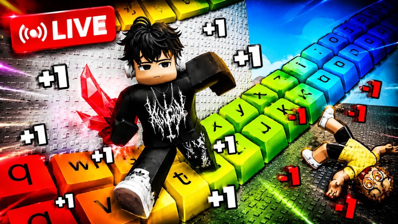 +1 Keyboard Escape Live Stream #roblox #Keyboardspeed