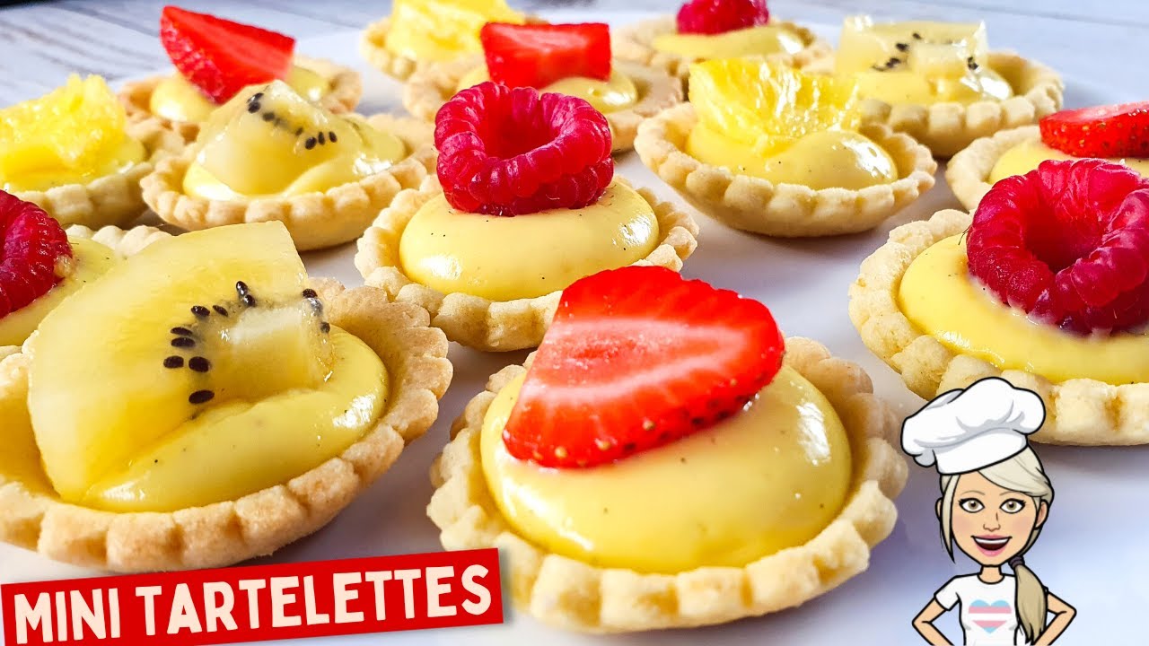 Mini Tartelettes aux Fruits 🍓🍍🥝 (Apero Sucré)