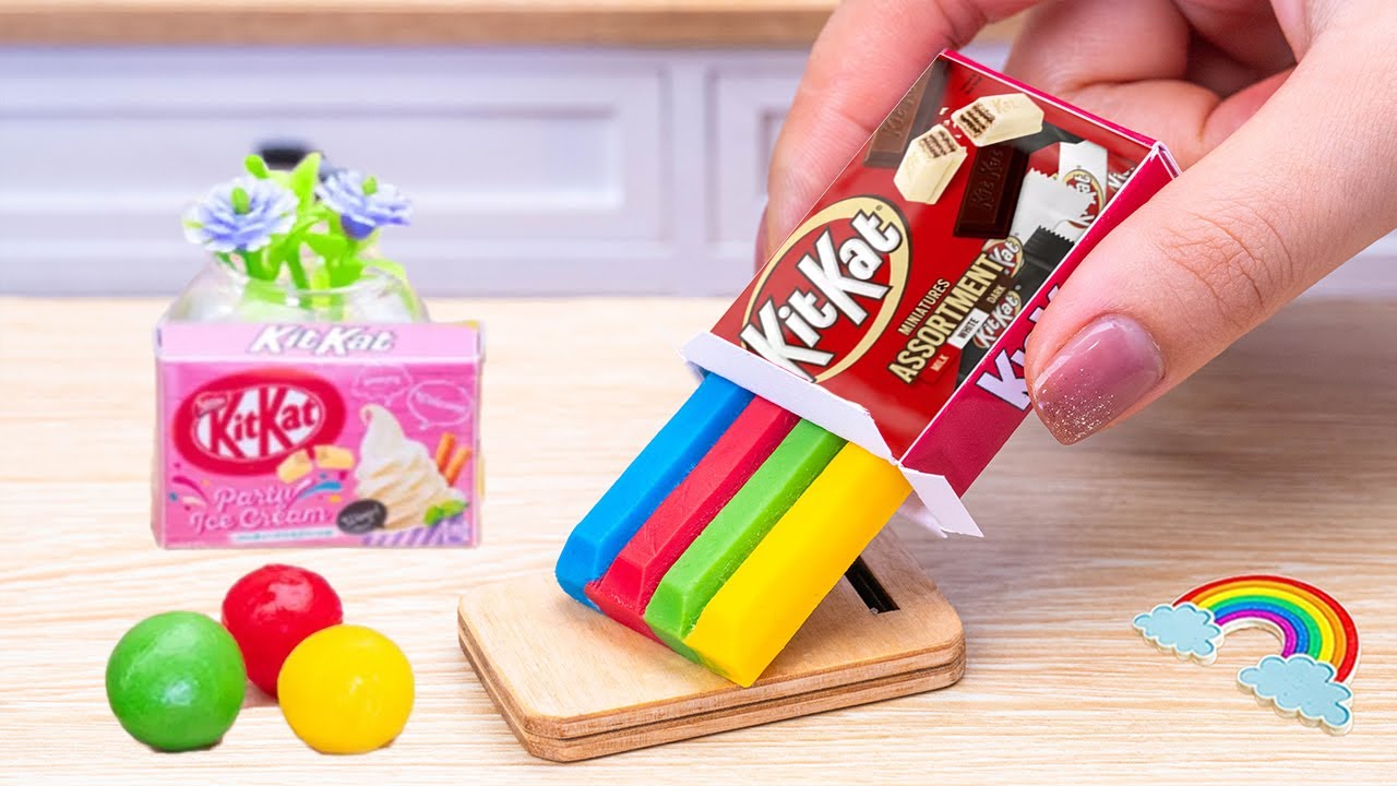 Радужный торт KitKat | Более 1000 рецептов мини-радужных тортов с шоколадом