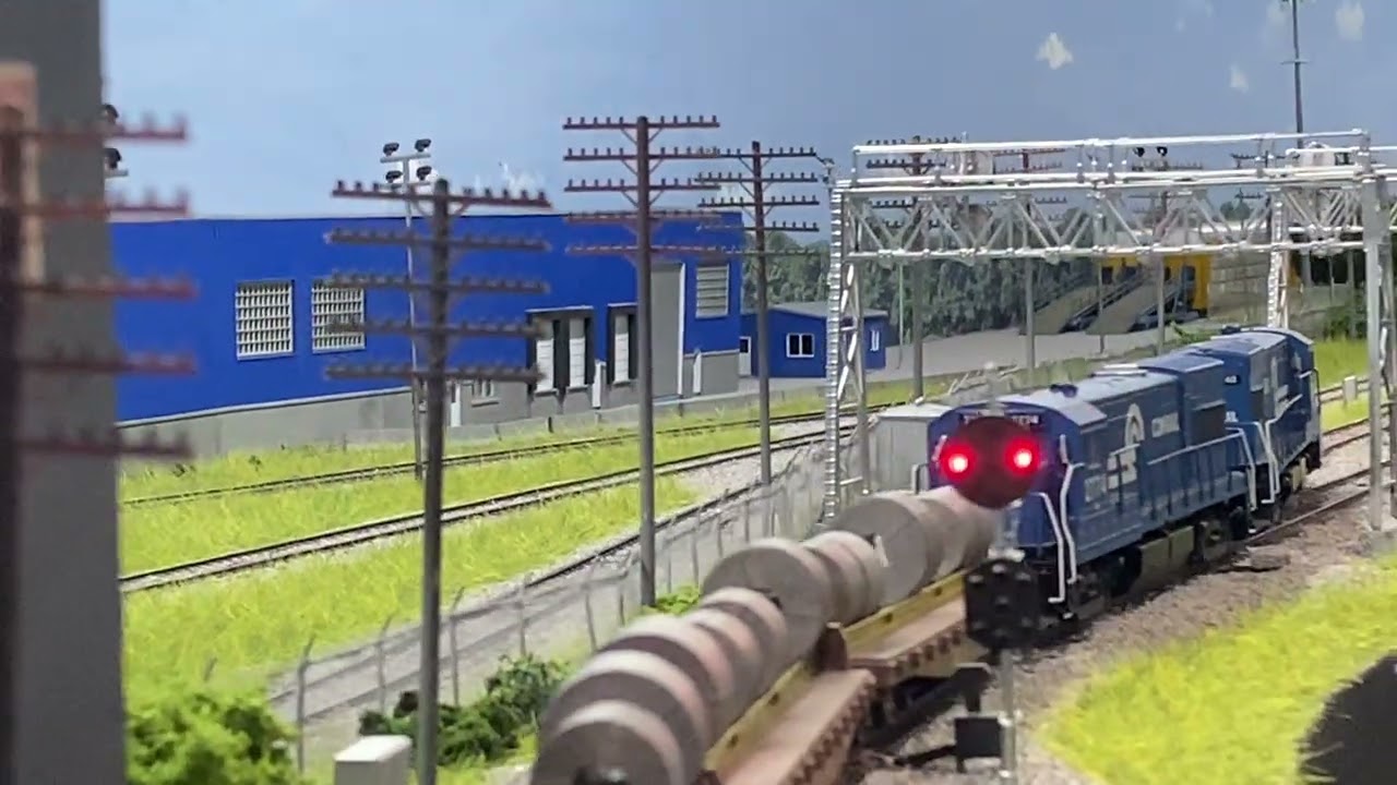 Medium approach into the siding.
