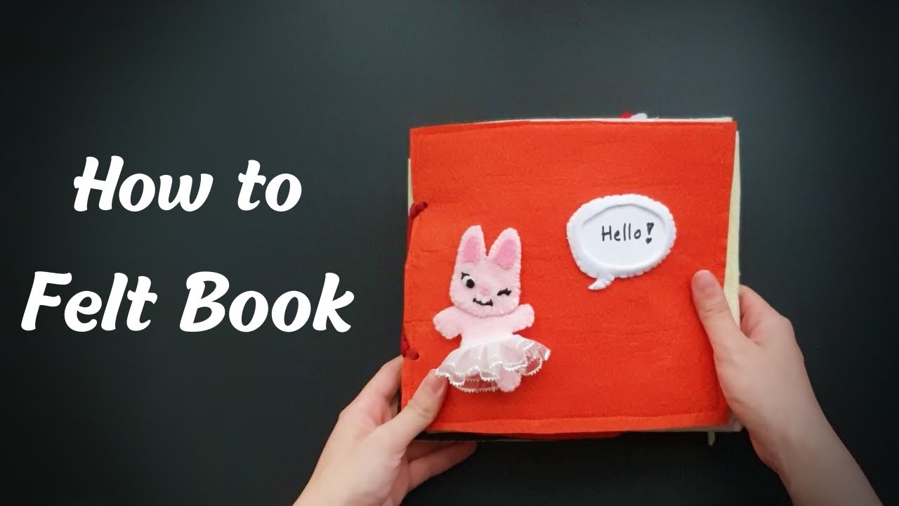 How to Sew Felt Book