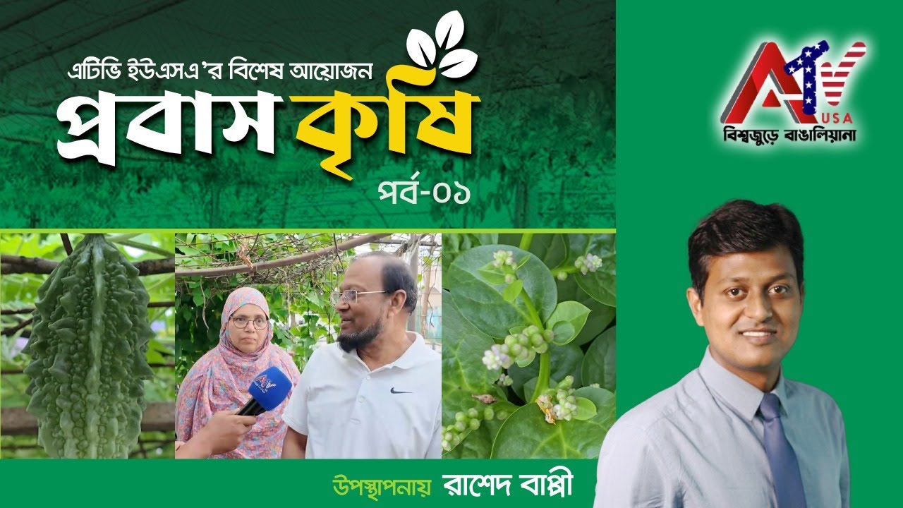 নিউ ইয়র্কের জ্যামাইকায় দেশি সবজির বাম্পার ফলন | প্রবাস কৃষি | পর্ব- ০১ | ATV USA HD | Agriculture
