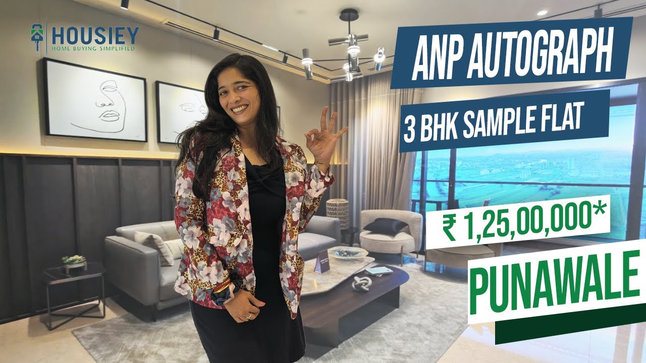 ANP Autograph Punawale | 3 BHK Sample Flat Tour | Anp Corp Pune