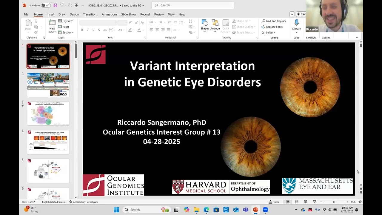 Variant Interpretation in Genetic Eye Disorders
