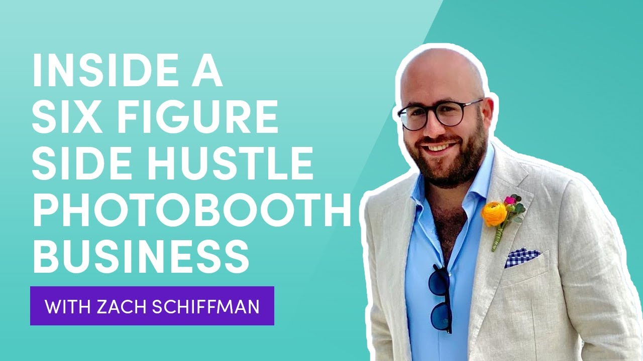 Inside a 6-Figure Side Hustle Photo booth Business w/ Zach Schiffman | Photo Booth Business Podcast