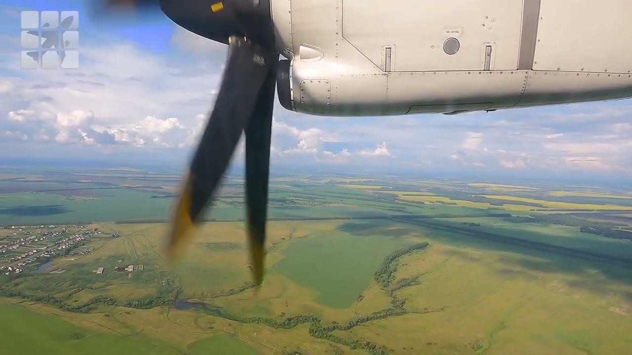 Flight from Kazan to Ufa. Part 2 - Landing