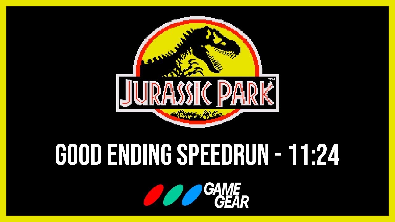 Jurassic Park (Game Gear) Good Ending Speedrun - 11:24
