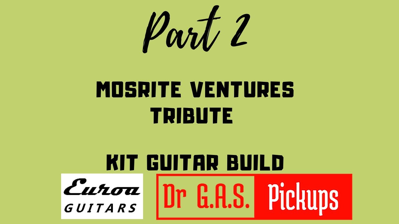 Mosrite Ventures Tribute Guitar... Part 2 The German Carve.