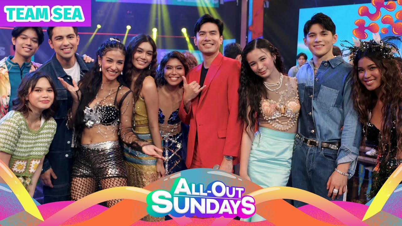 Team Sea floats with grace and masculinity with their song and dance number! | All-Out Sundays