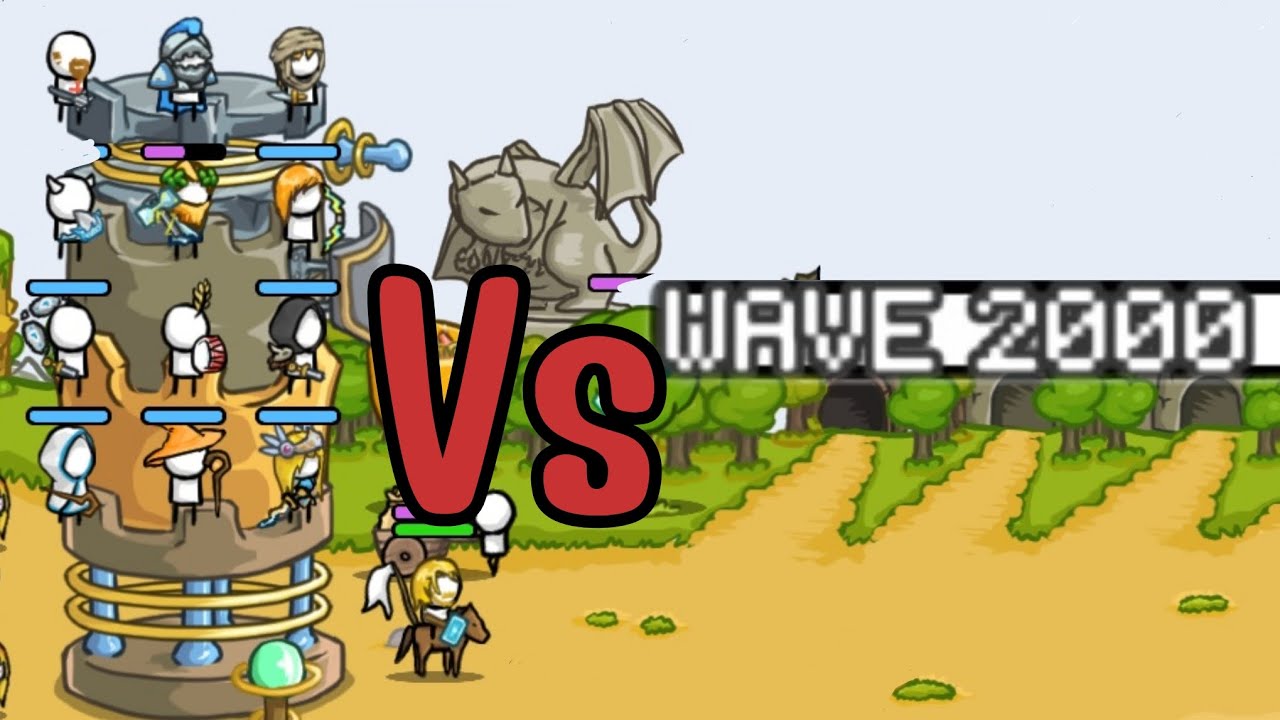 Grow castle ถ้าใจเราพร้อม 2000 wave ก็ EZ (Part 7)