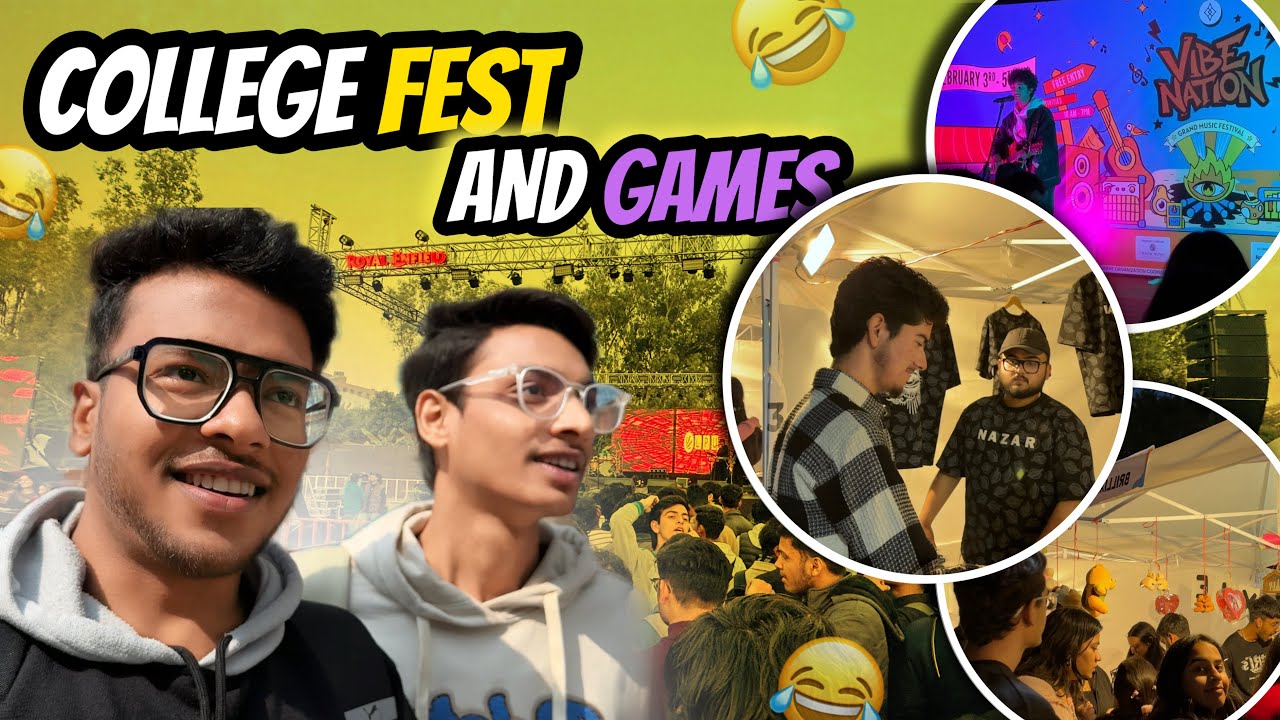 Vlog - 15 || Vibe Nation (Day02)😊 in our college 🏫|| College Fest || Lpu