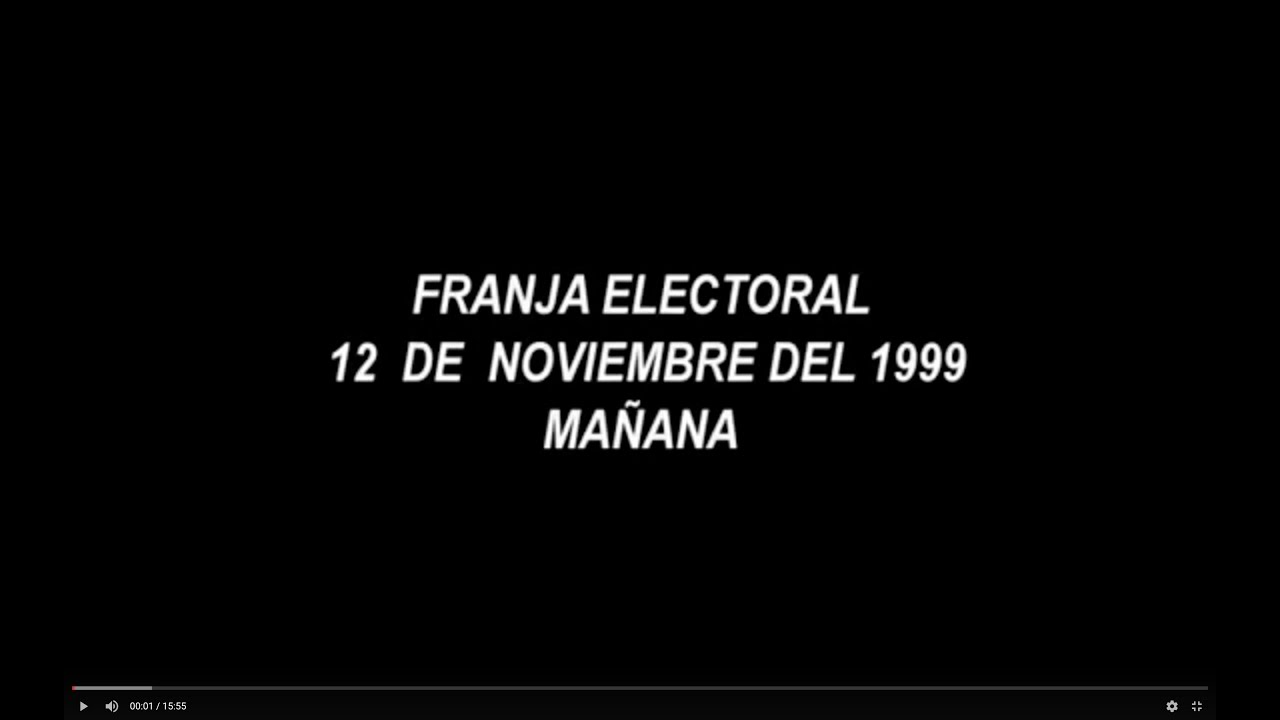 Elección presidencial 1999 | Franja Electoral