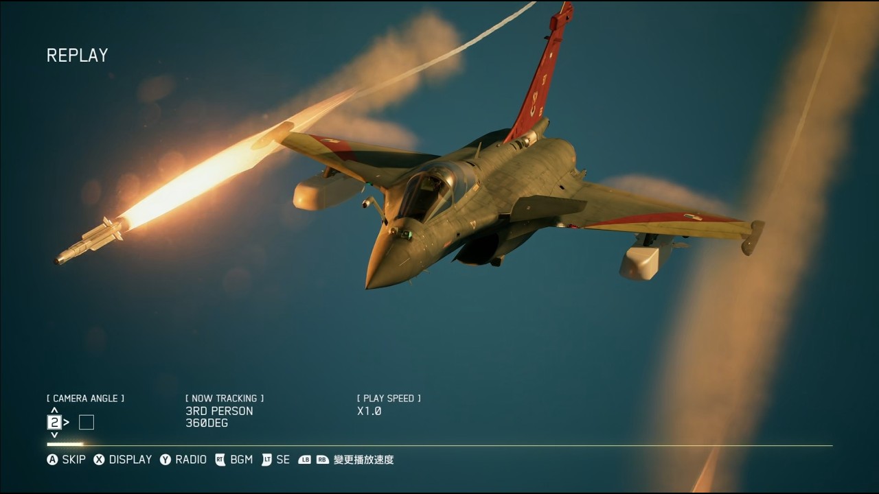 ACE COMBAT™7  SKIES UNKNOWN - Ace Difficulty 06 Long Day RANK S + F-14D KITTEN with Rafale M + LACM