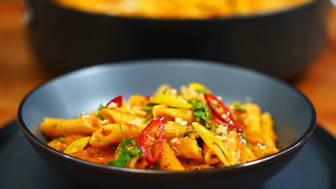 🍝 Макароны [ПЕННЕ] с постным томатным соусом | Шеф Пауль Константин