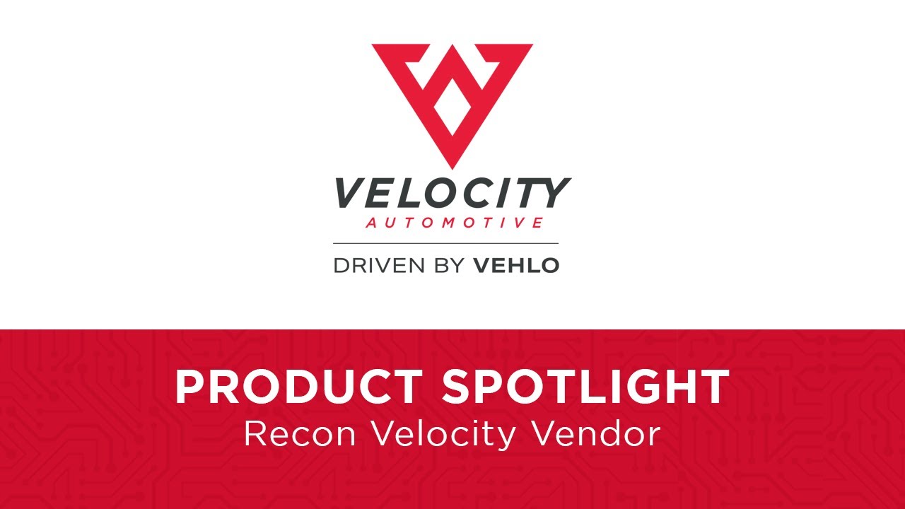 Recon Velocity Vendor Tool