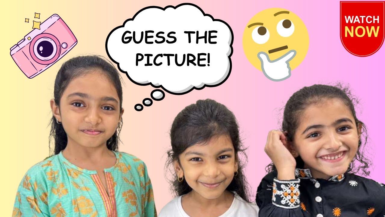 Guess the Picture with Afraa & Safwan! | Funny Kids Challenge
