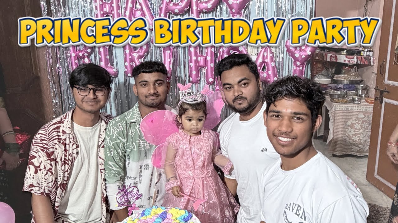Little Princess Birthday Celebration 🎂👑 | Cake Cutting & Family Fun