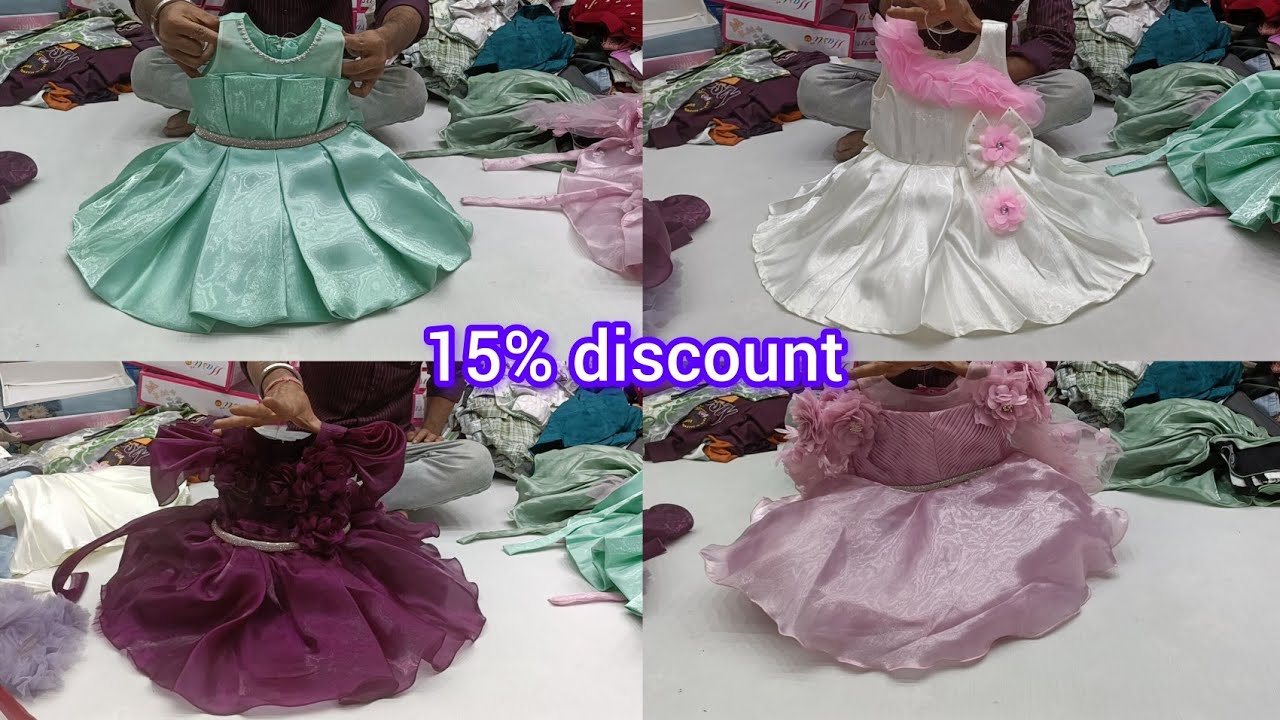 #chickpetkurtisahop   bangalore wholesale kids wear collection || single piece courier available
