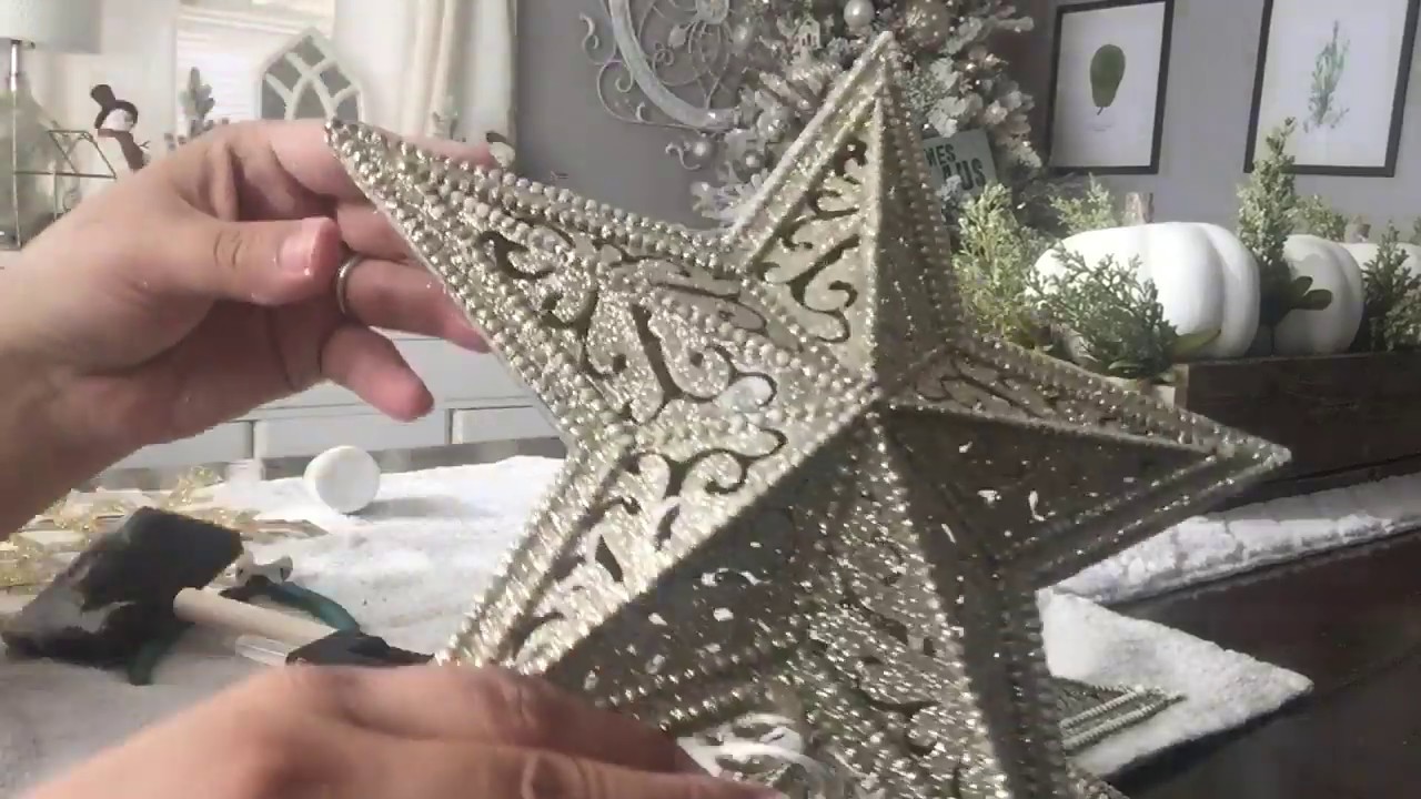 Dollar Tree DIY Star Christmas Tree Topper