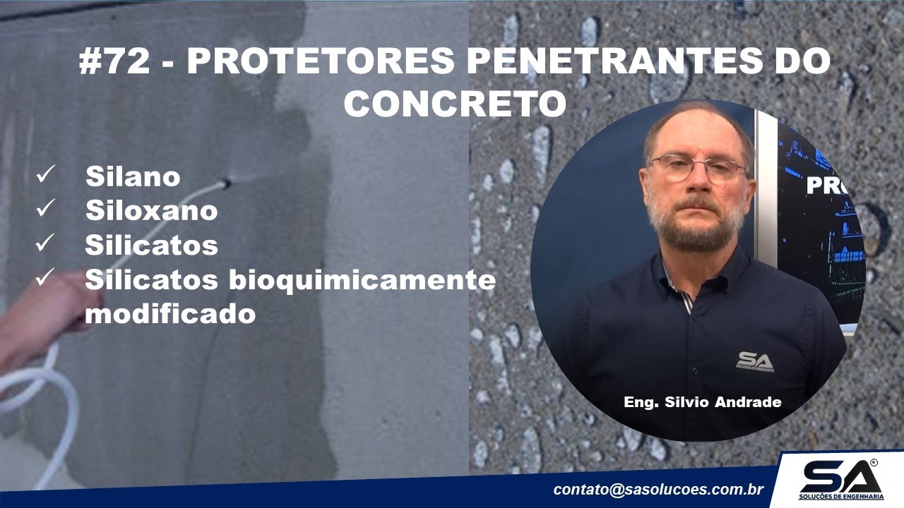 Protetores penetrantes do concreto