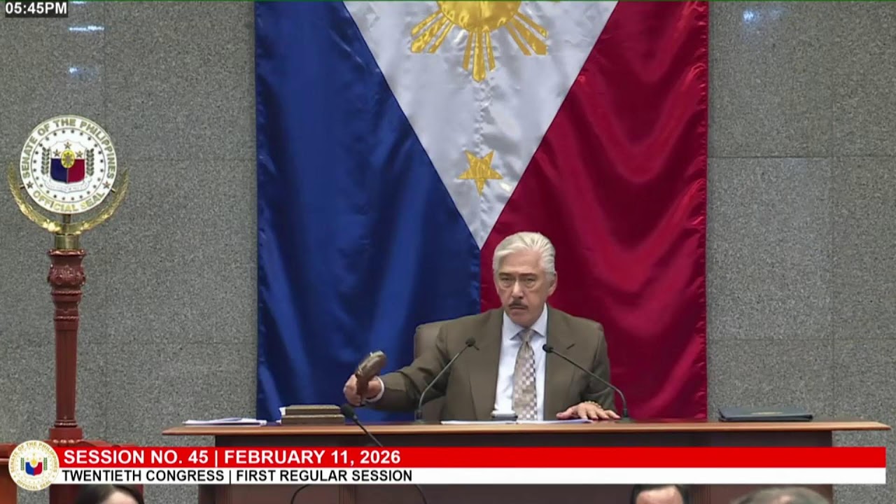 LIVE: Senate Session No. 45 | February 11