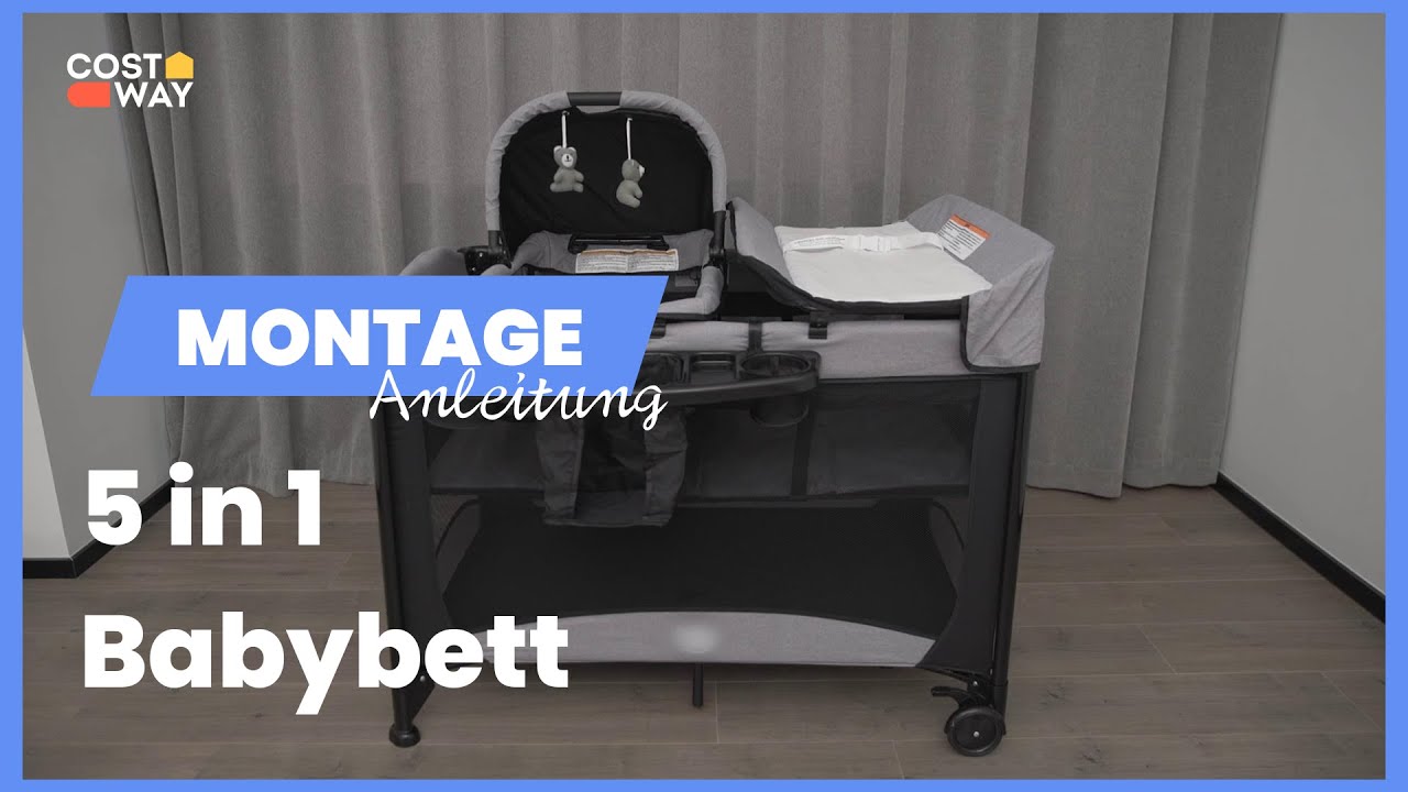 Montageanleitung: 5 in 1 Babybett | Artikel-Nr.: 49206513 & 48721590