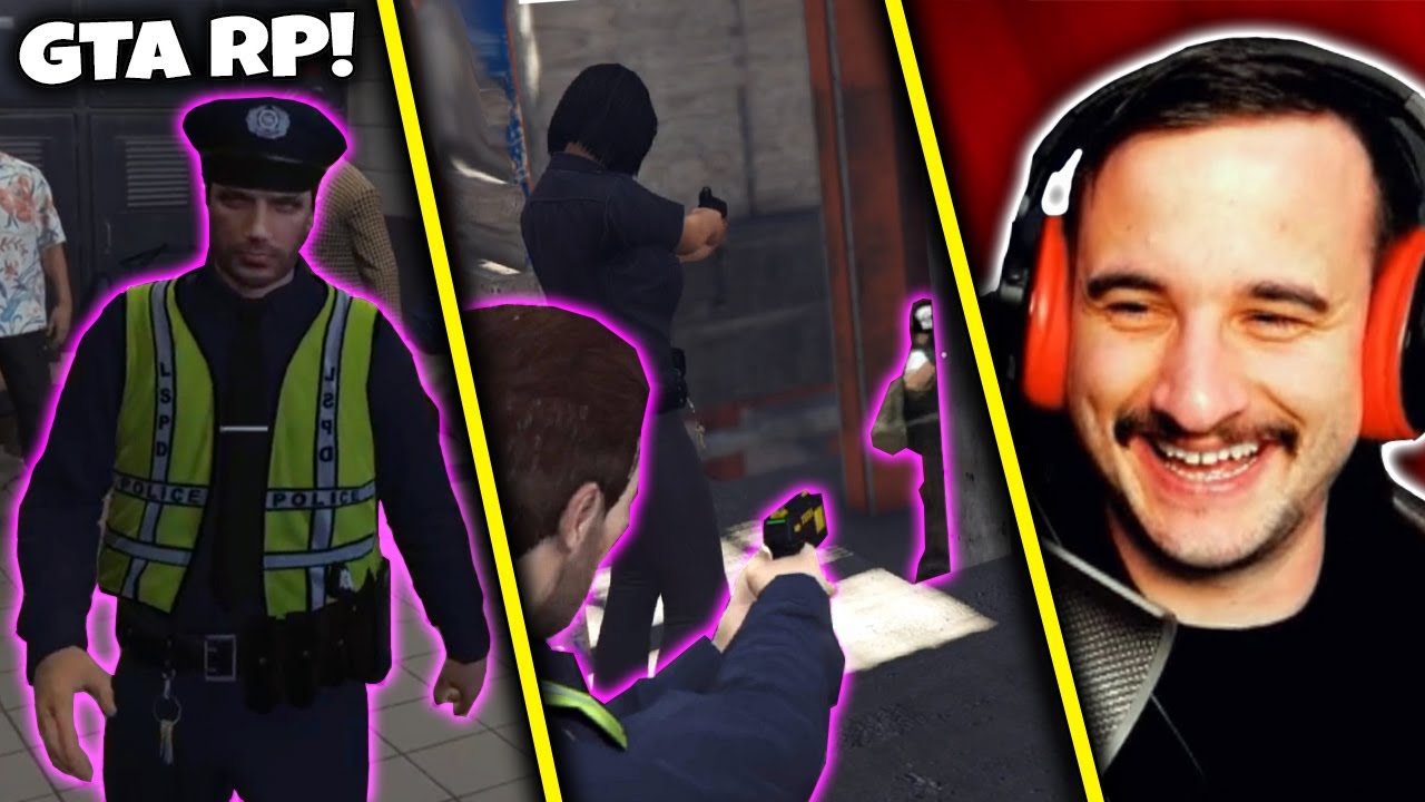 POCZĄTEK W LSPD, PORUCZNIK POD PODWOZIEM, UPADEK KADETA! || STREFARP || GTA RP