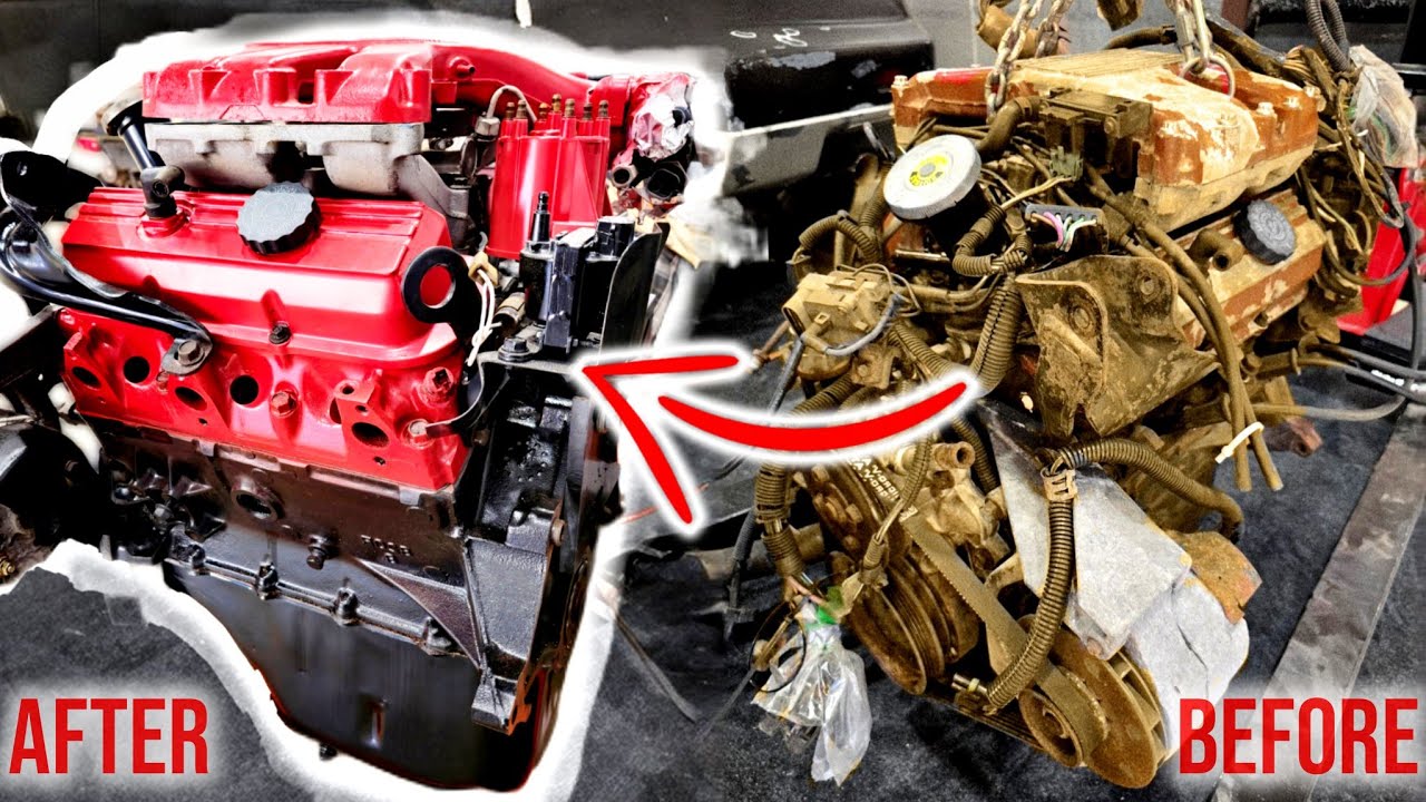Full Time-Lapse: Restoring a 1985 Pontiac Fiero GT V6 Engine