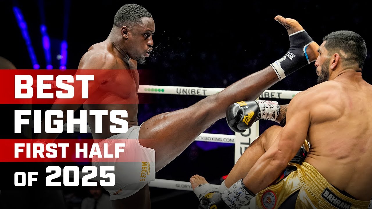 The TOP FIVE FIGHTS from the first half of 2025 in GLORY Kickboxing