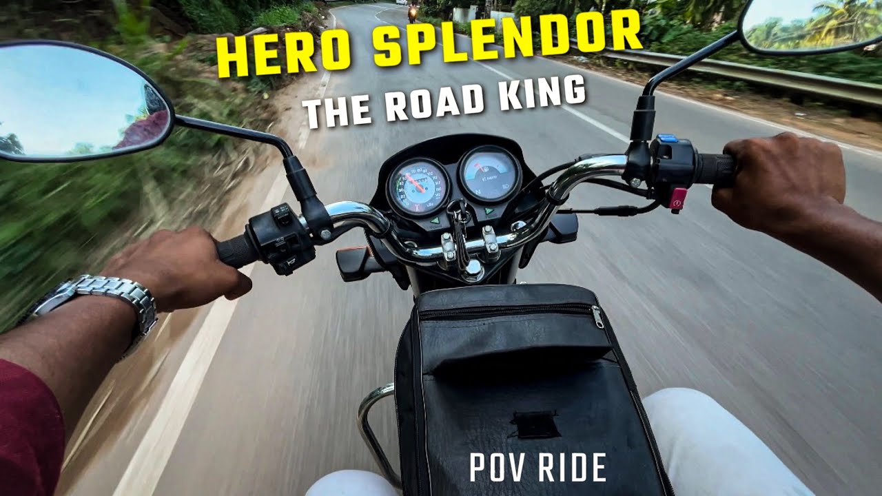 2024 HERO SPLENDOR | MILEAGE KING | POV TEST Ride #13 | #pov #gopro #motovlog #hero #splendor