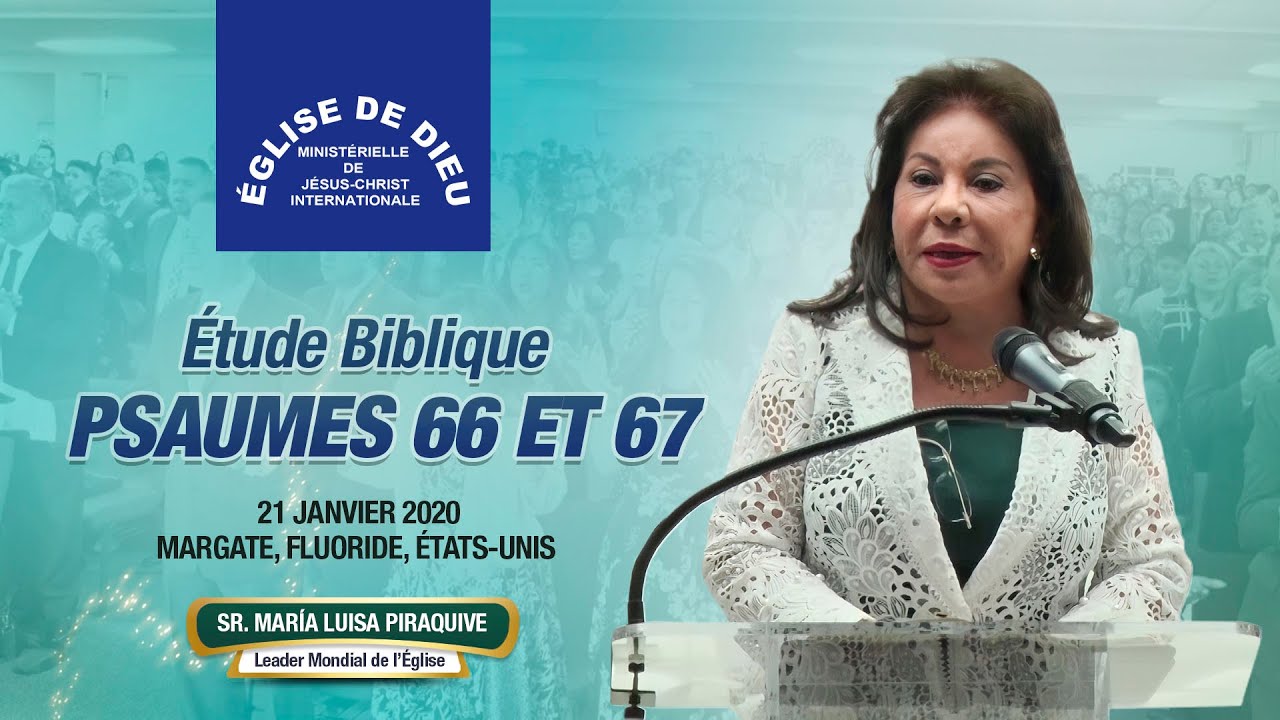 &Eacute;tude biblique : Psaumes 66 et 67 - S&oelig;ur Mar&iacute;a Luisa Piraquive (Jan. 21, 2020)