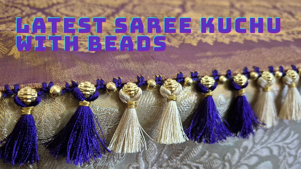 Saree Kuchu with Beads | Beginner's Guide | DIY Saree Tassel
