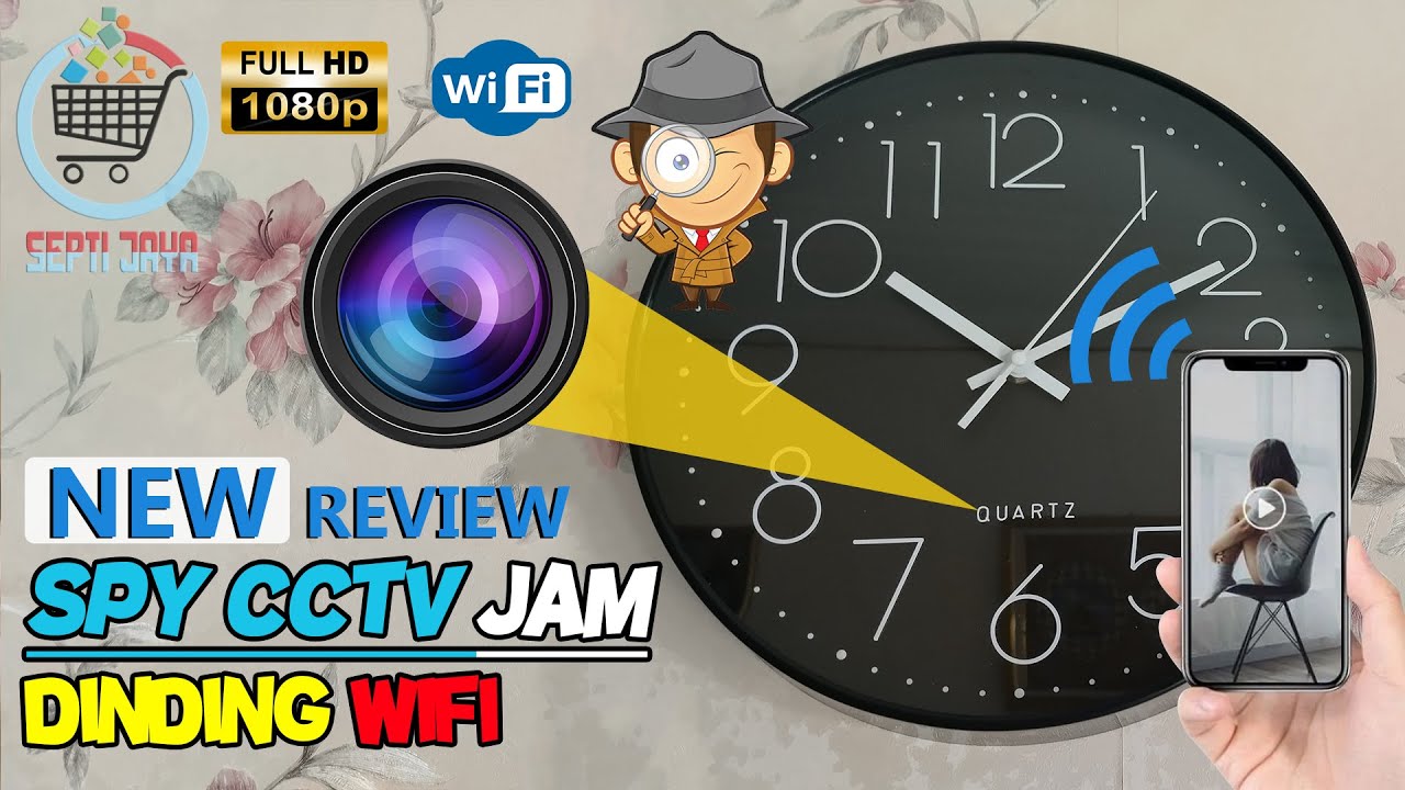 HATI HATI❗❗ Jam Dinding Modern dengan Fitur Spy Kamera CCTV Tersembunyi didalamnya Riview & Tutorial