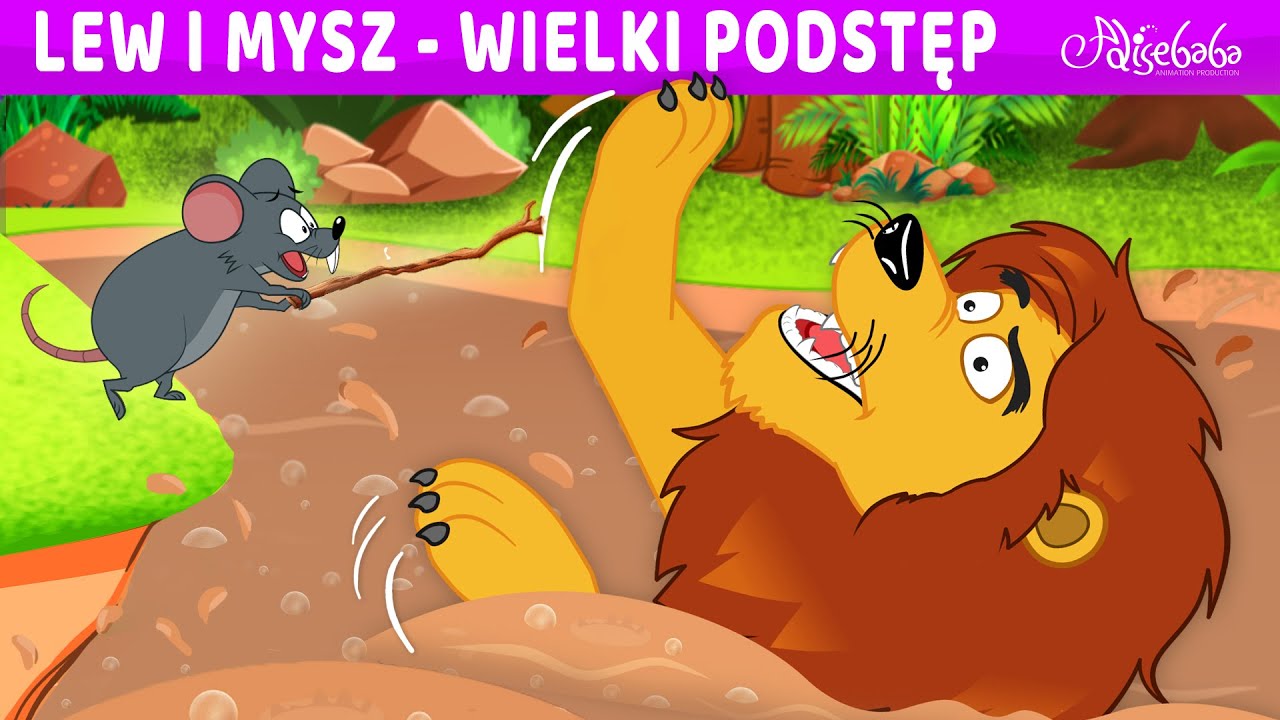 Lew i Mysz - Wielki Podstęp | Bajki po Polsku | Bajka i opowiadania na Dobranoc | Kresk&oacute;wka