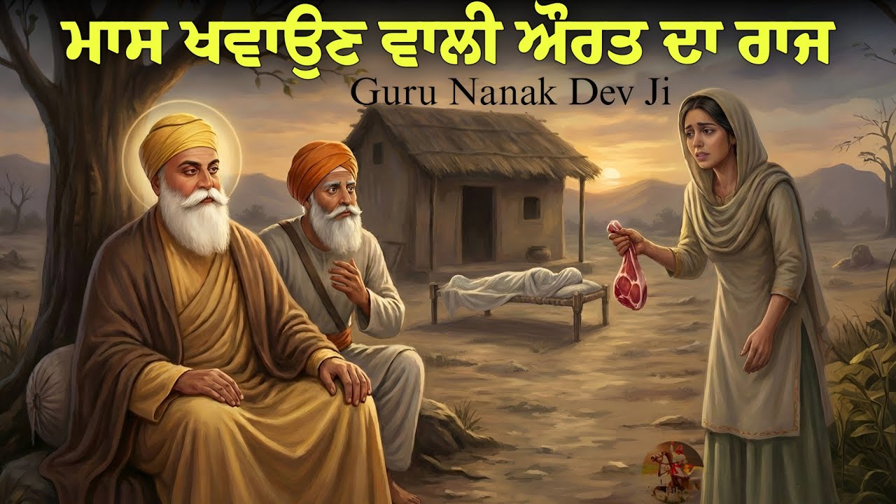 ਮਾਸ ਖਵਾਉਣ ਵਾਲੀ ਔਰਤ ਦਾ ਰਾਜ || Guru Nanak Dev Ji || Bhai Mardana Ji || Sikh Itihas